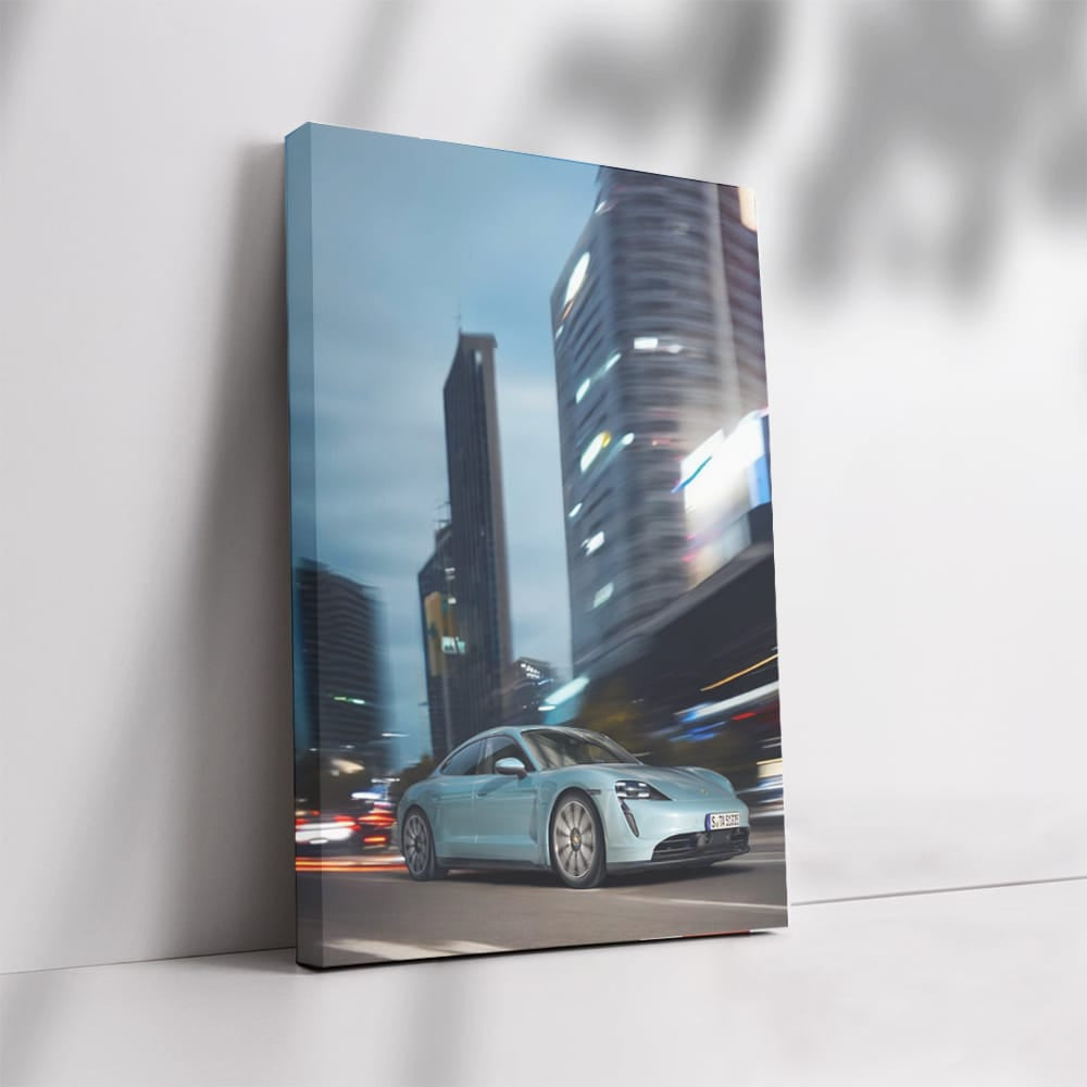 Porsche Taycan 4S in Metropolis - Elegance Meets Performance