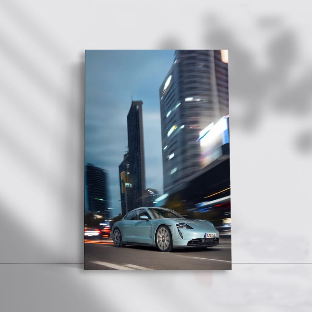 Porsche Taycan 4S in Metropolis - Elegance Meets Performance