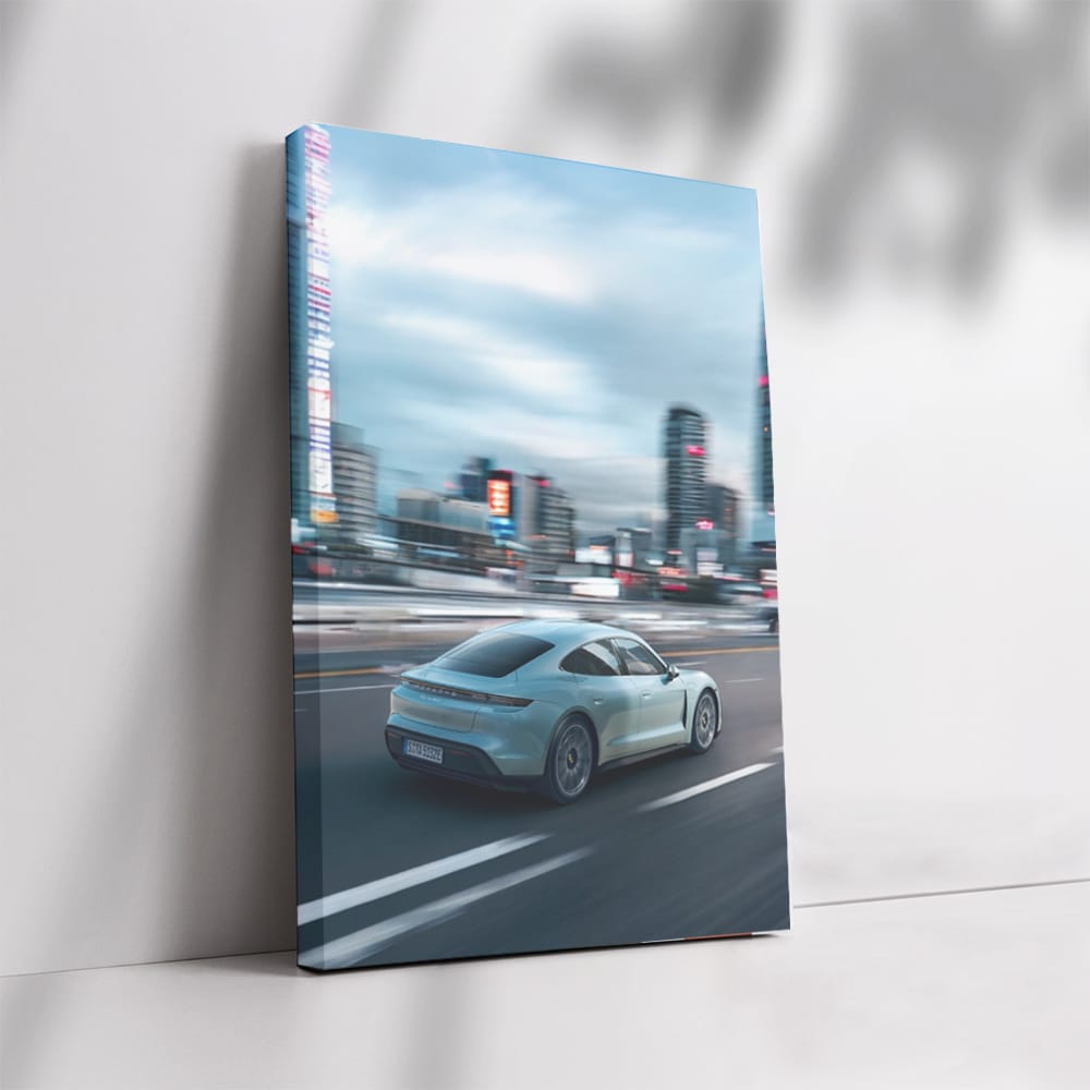Porsche Taycan 4S in Metropolis - Urban Elegance and Power