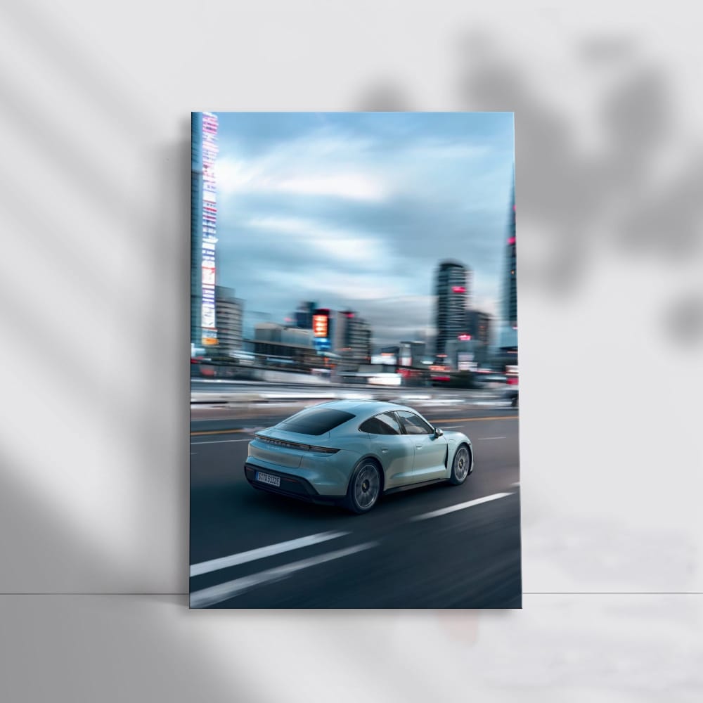 Porsche Taycan 4S in Metropolis - Urban Elegance and Power