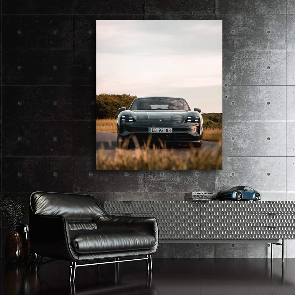 Porsche Taycan RWD in Field: Elegance Meets Performance