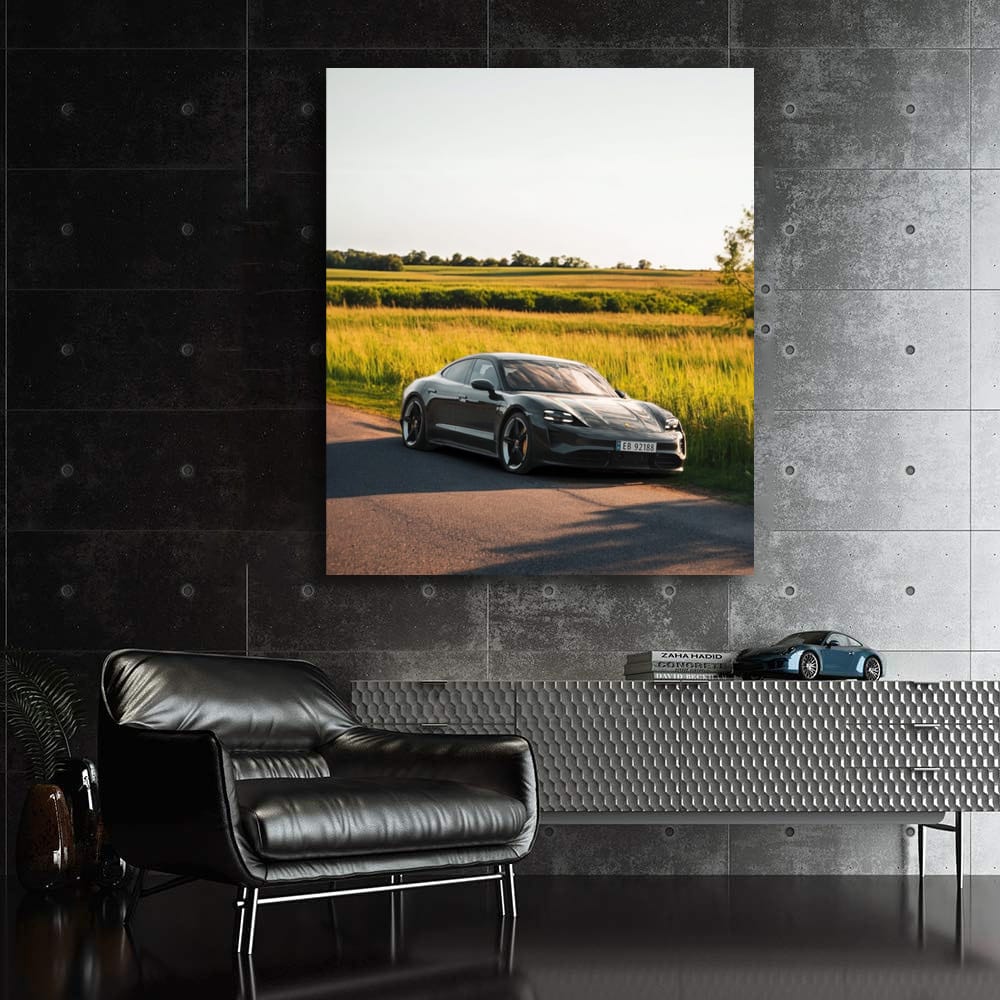 Porsche Taycan RWD in Nature - Electrifying Elegance
