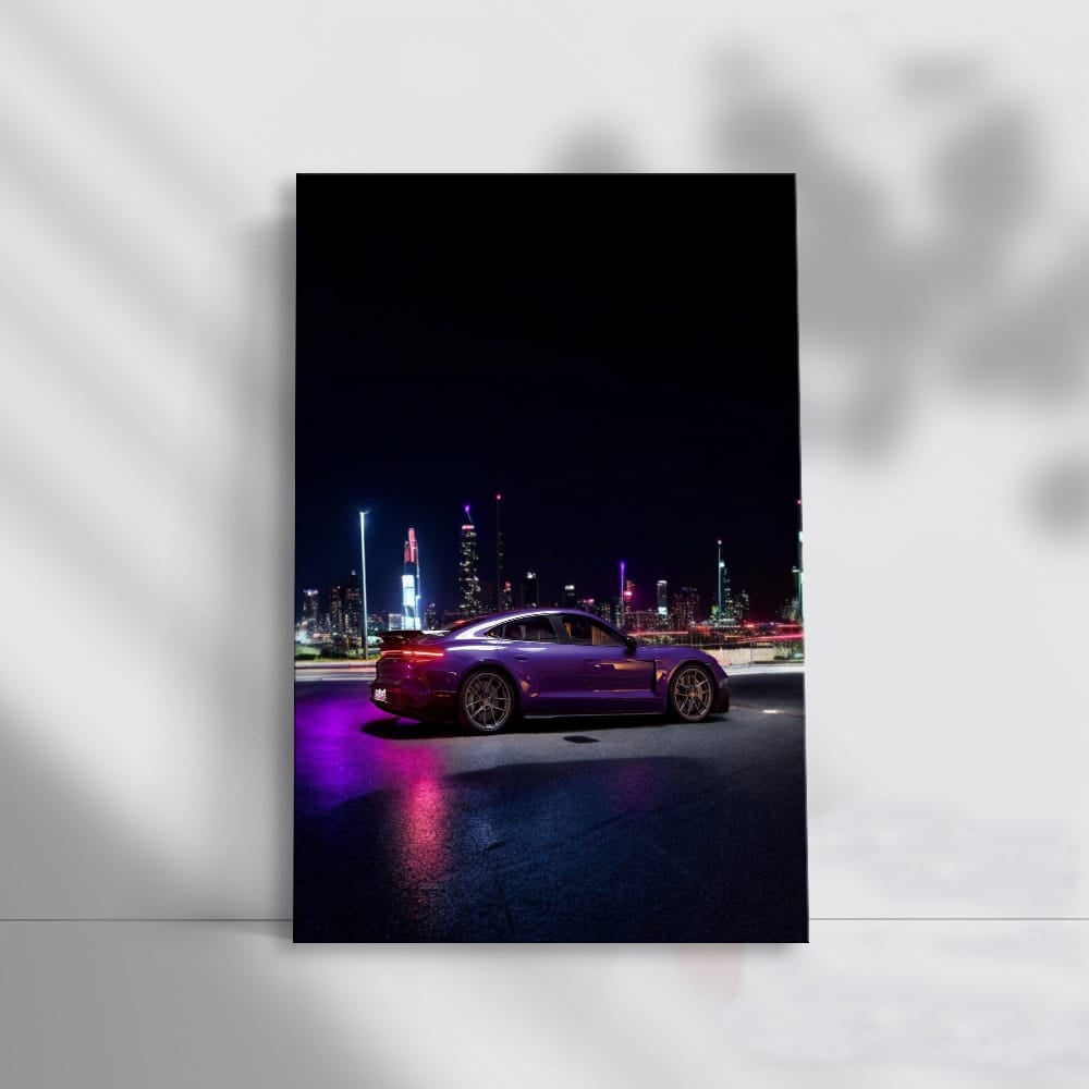 Porsche Taycan Turbo GT at Night - City Dream Machine