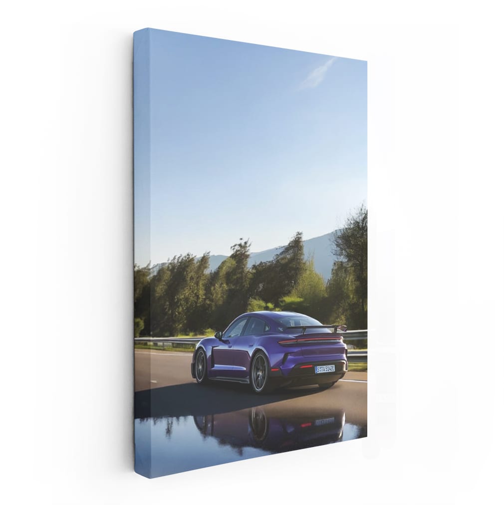 Porsche Taycan Turbo GT in Purple - Road Warrior Elegance