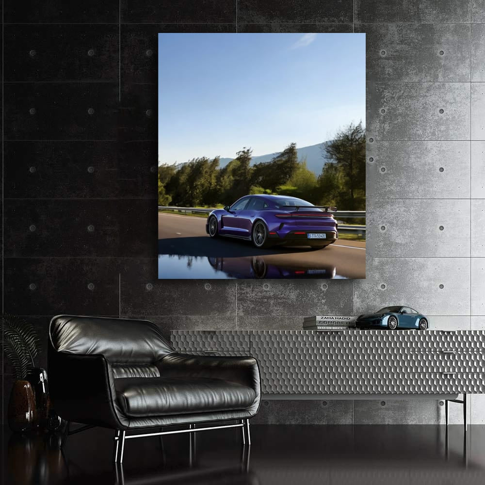 Porsche Taycan Turbo GT in Purple - Road Warrior Elegance