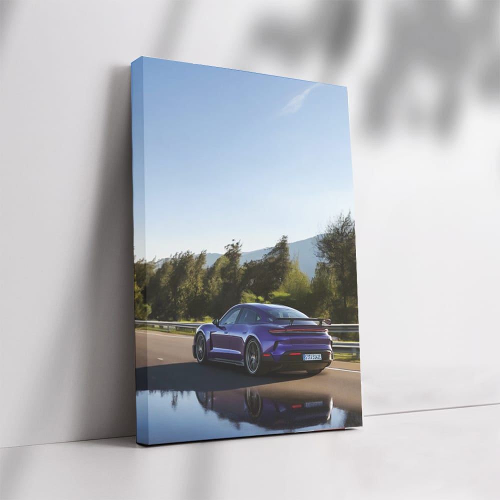 Porsche Taycan Turbo GT in Purple - Road Warrior Elegance