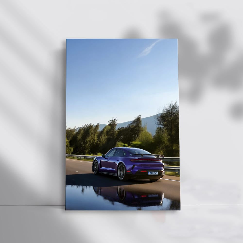 Porsche Taycan Turbo GT in Purple - Road Warrior Elegance