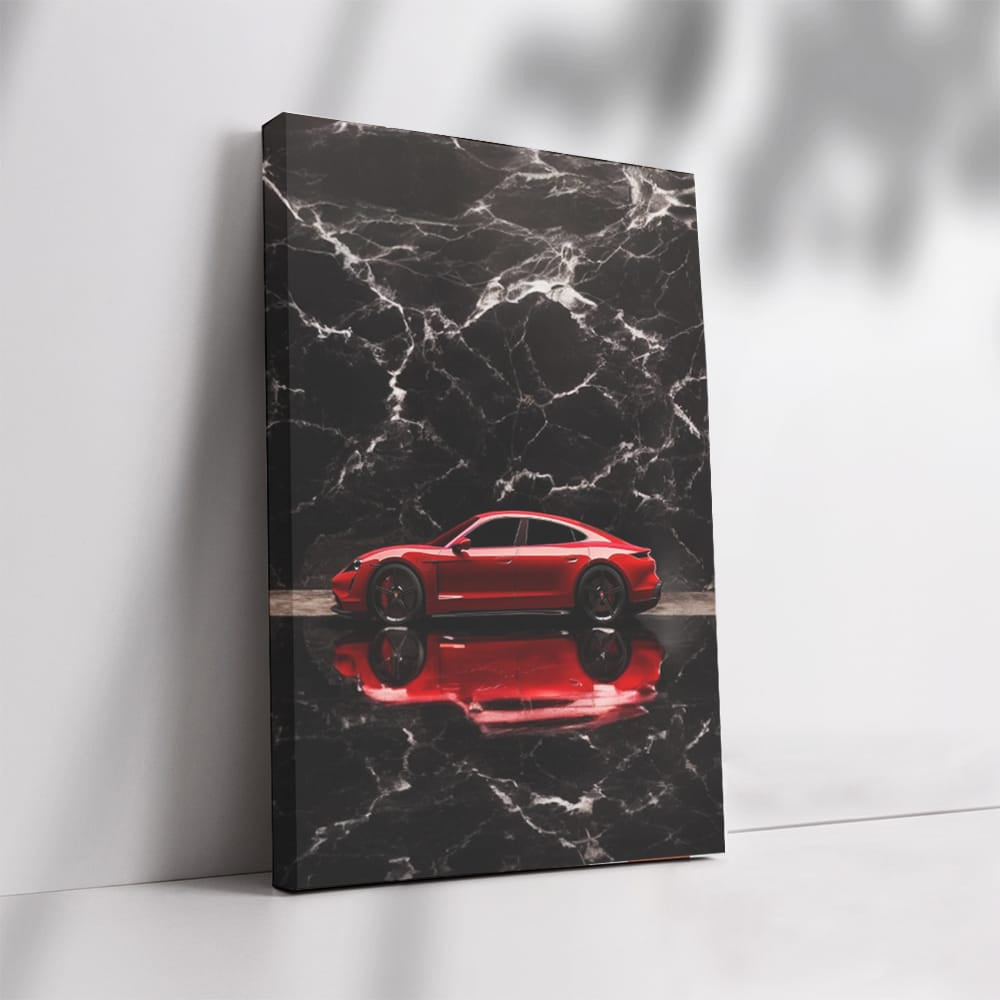 Porsche Taycan Black Marble - Sleek Electric Power