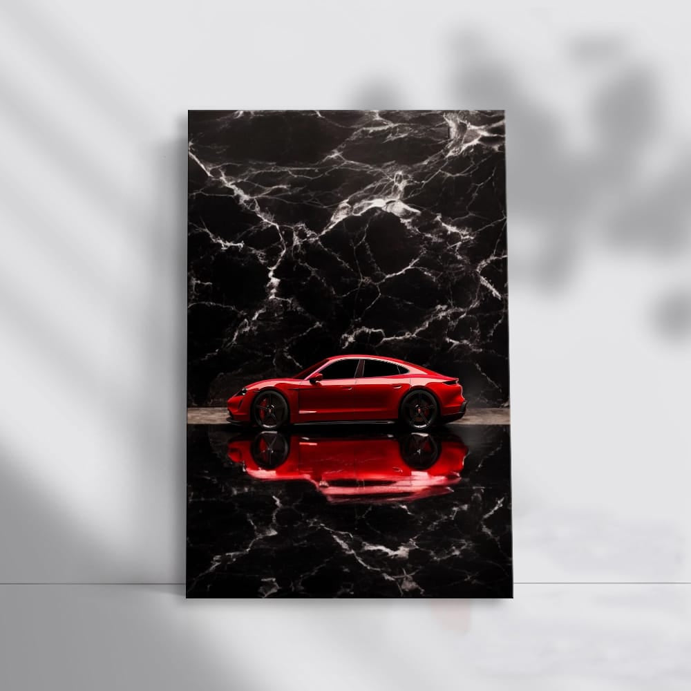 Porsche Taycan Black Marble - Sleek Electric Power