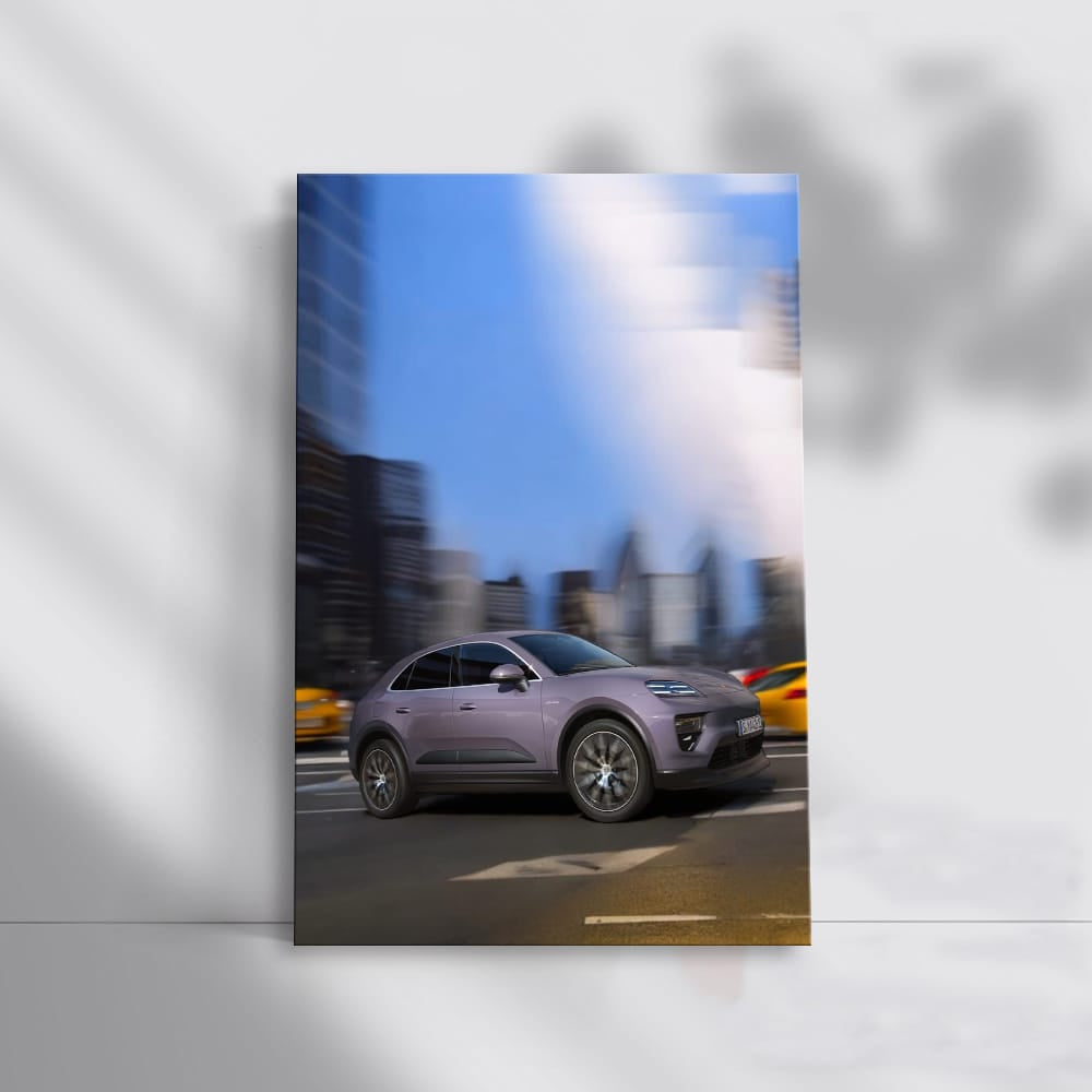 Porsche's All-Electric Macan Hits New York Streets - Sleek Power