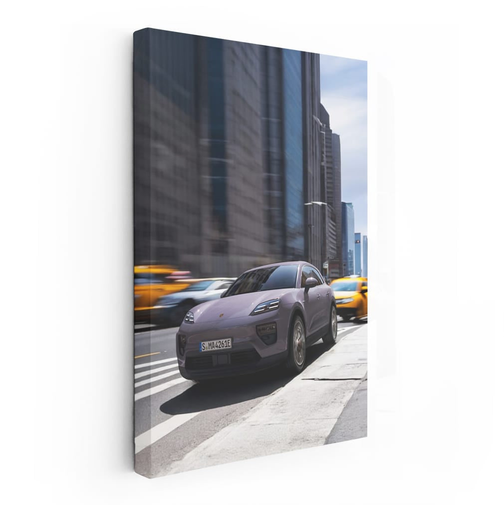 Porsche's All-Electric Macan Cruises New York Streets - Stylish Power