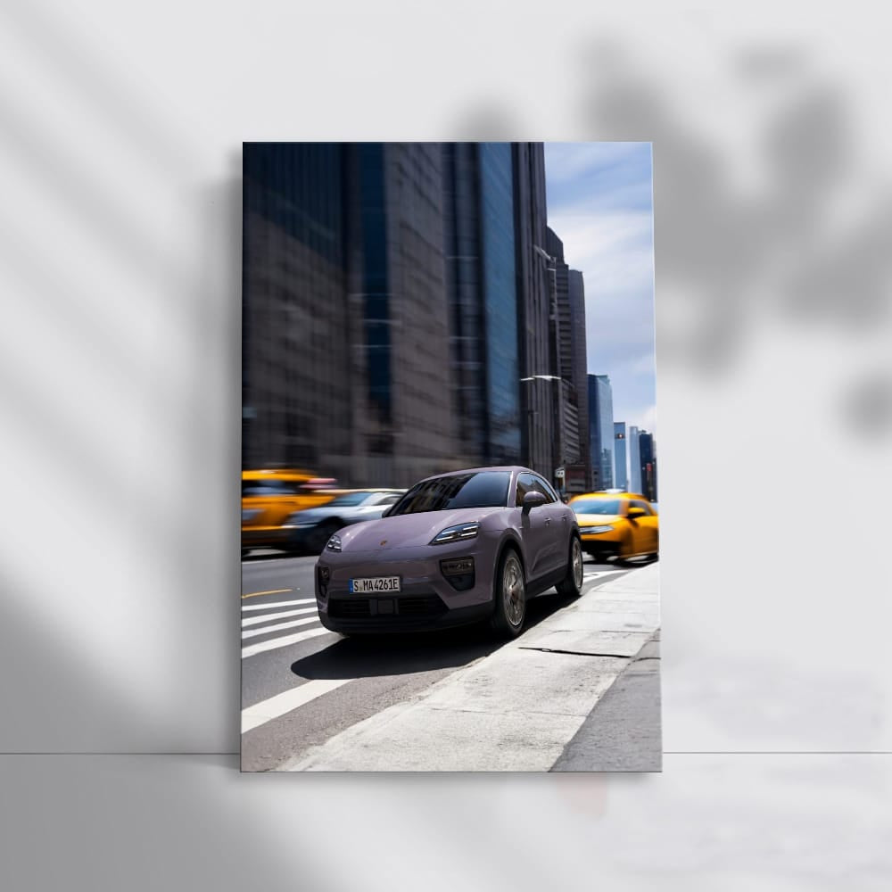 Porsche's All-Electric Macan Cruises New York Streets - Stylish Power