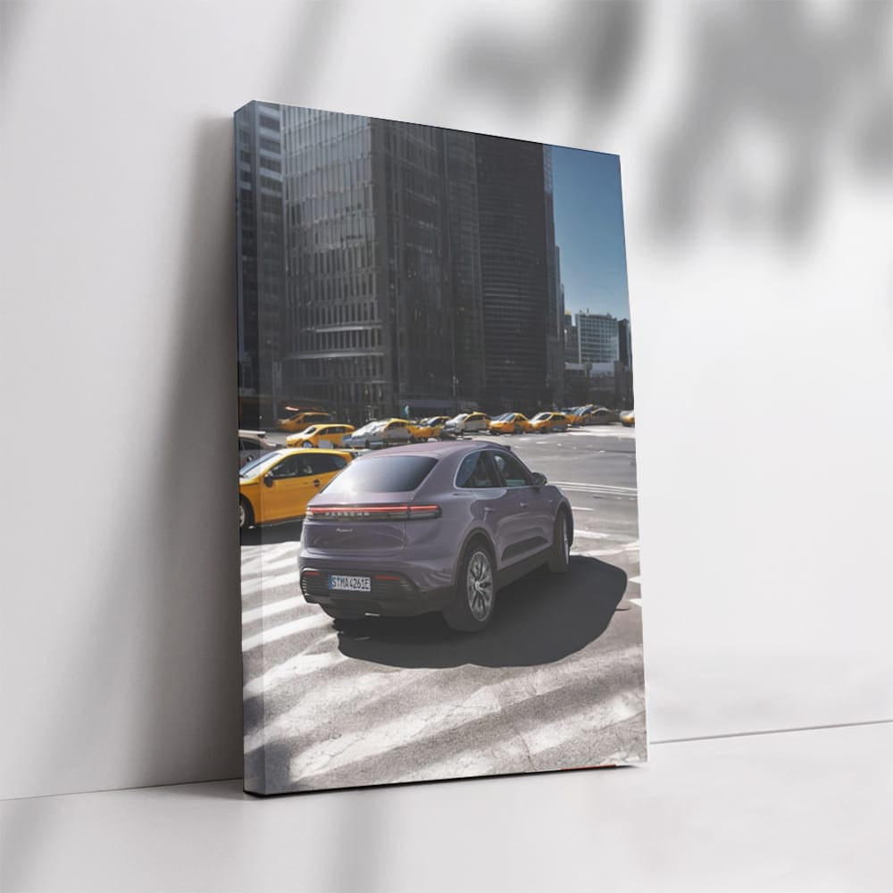 Porsche All-Electric Macan Hits New York Streets - Stylish Drive