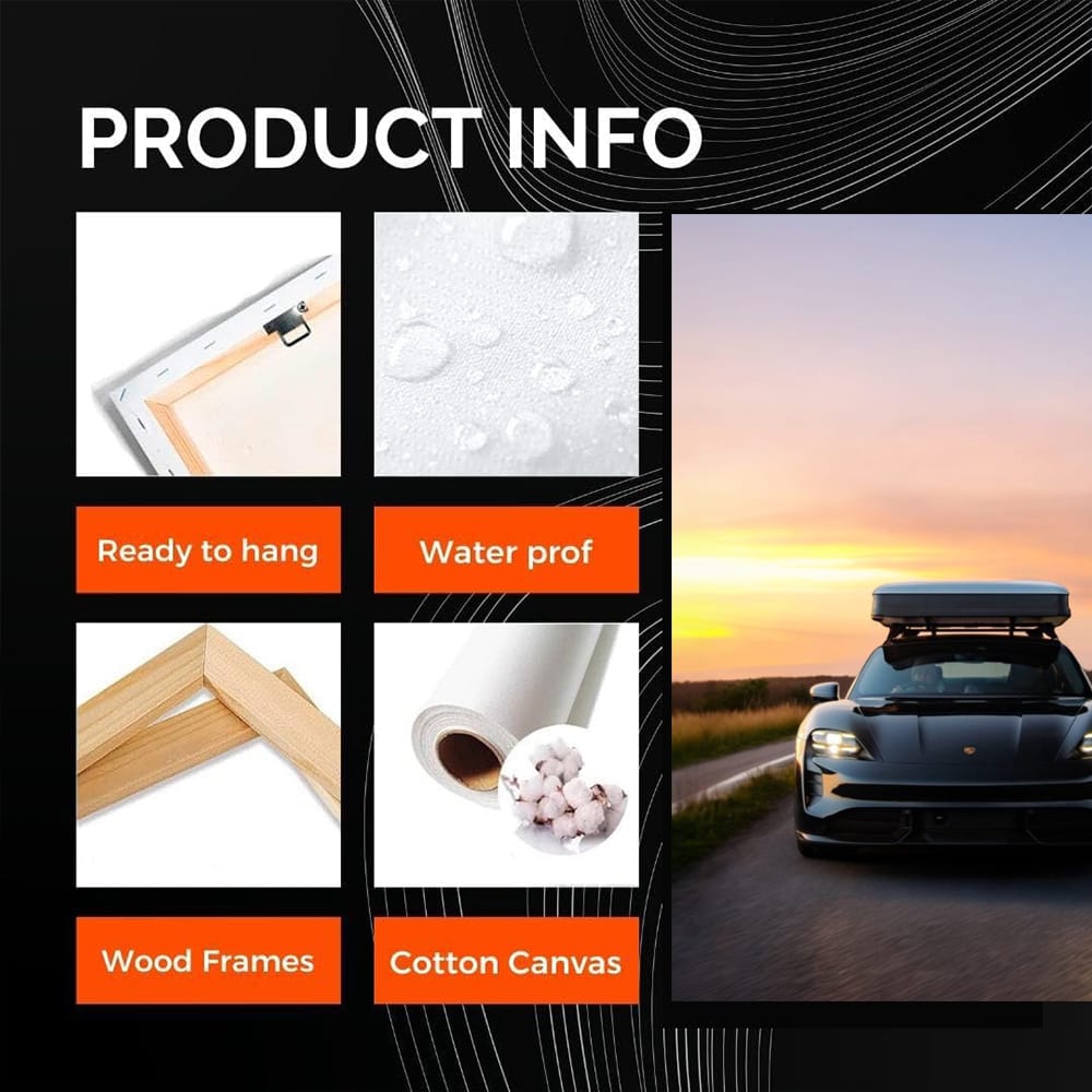 Sunset Porsche - Icon of Elegance and Speed