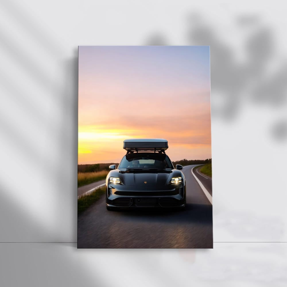 Sunset Porsche - Icon of Elegance and Speed