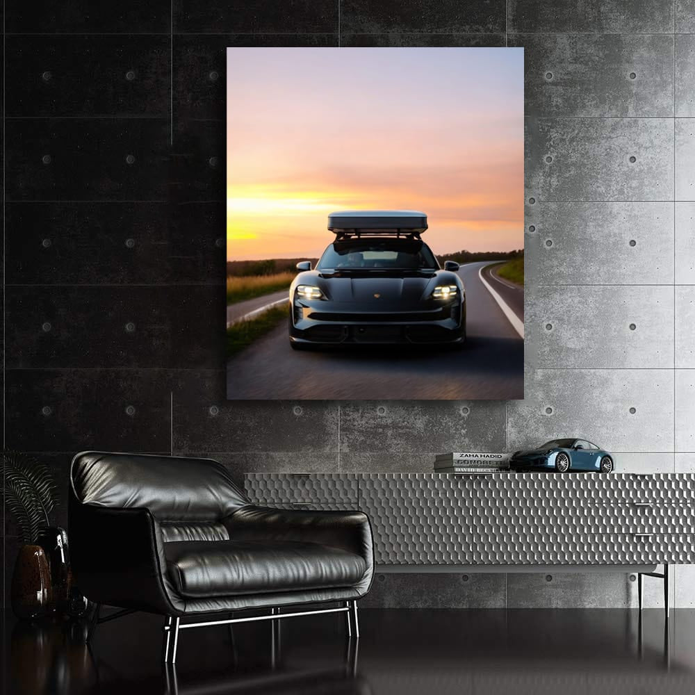 Sunset Porsche - Icon of Elegance and Speed