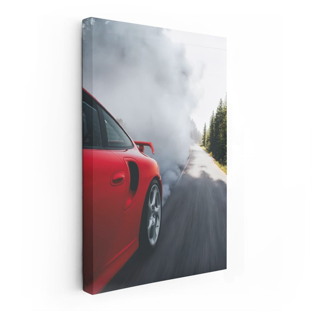 Porsche Red Smoke - Nov 3, Bold and Dynamic Performance