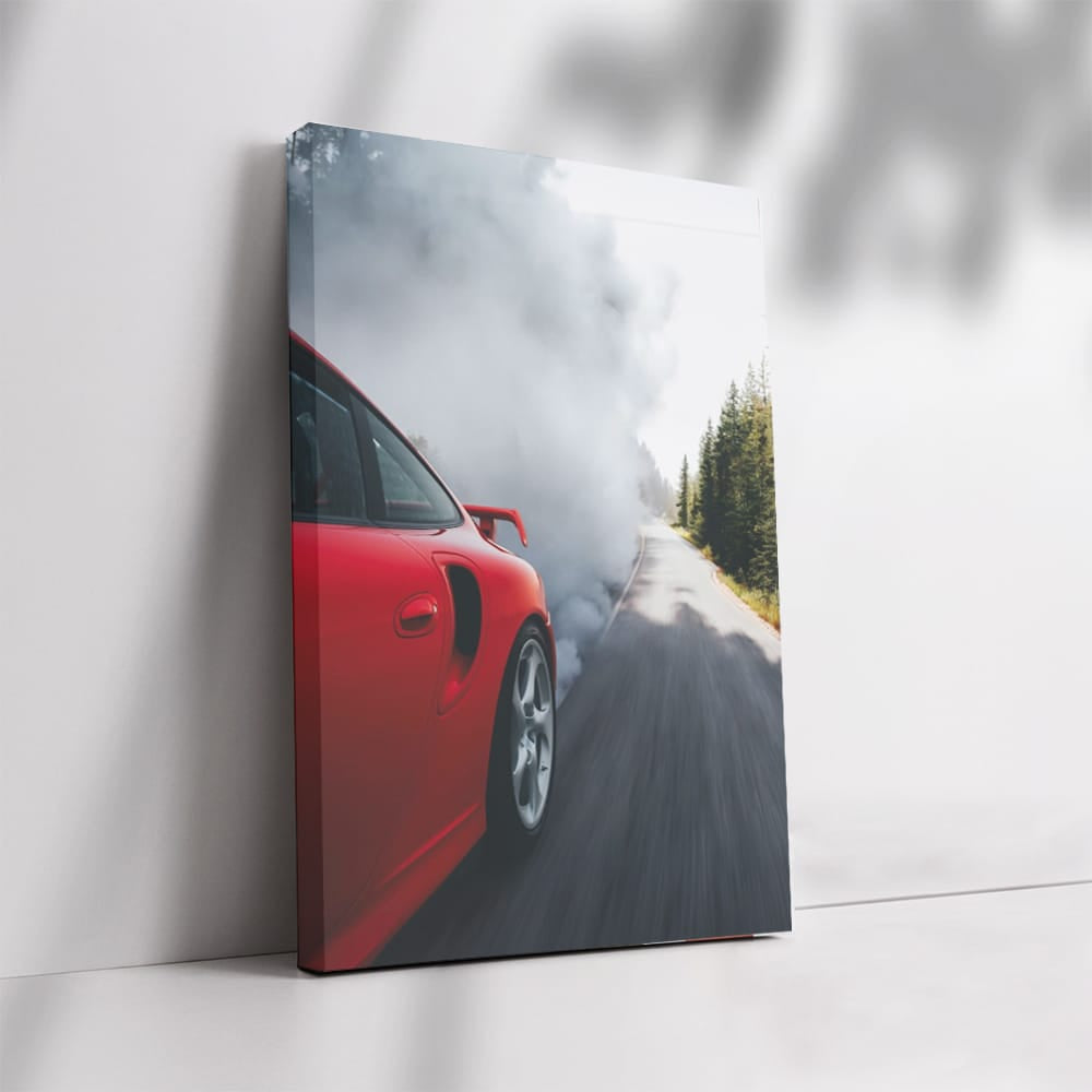 Porsche Red Smoke - Nov 3, Bold and Dynamic Performance