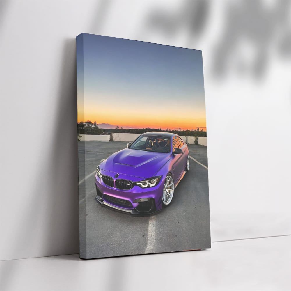 Purple BMW M4 - Vibrant Style and Performance