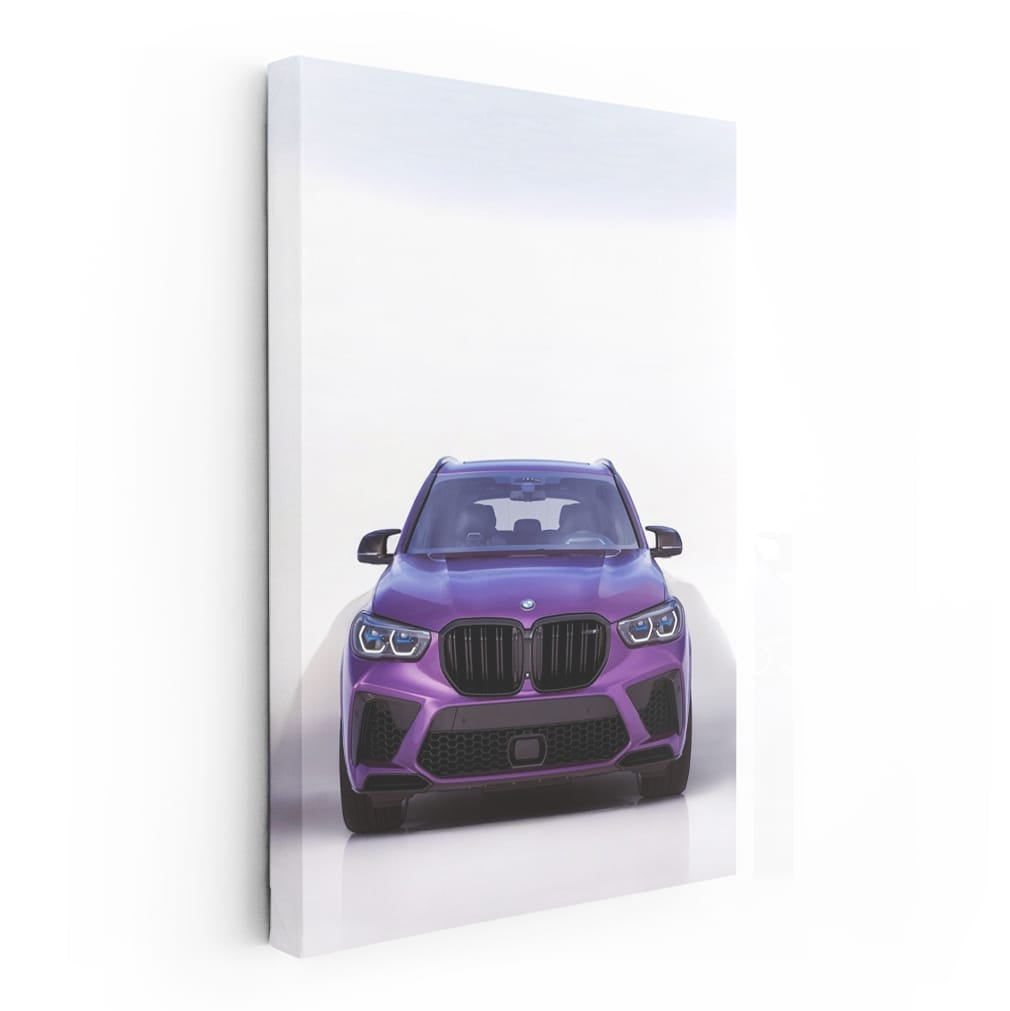 Purple Bmw X5m Competition Fac Wall Art