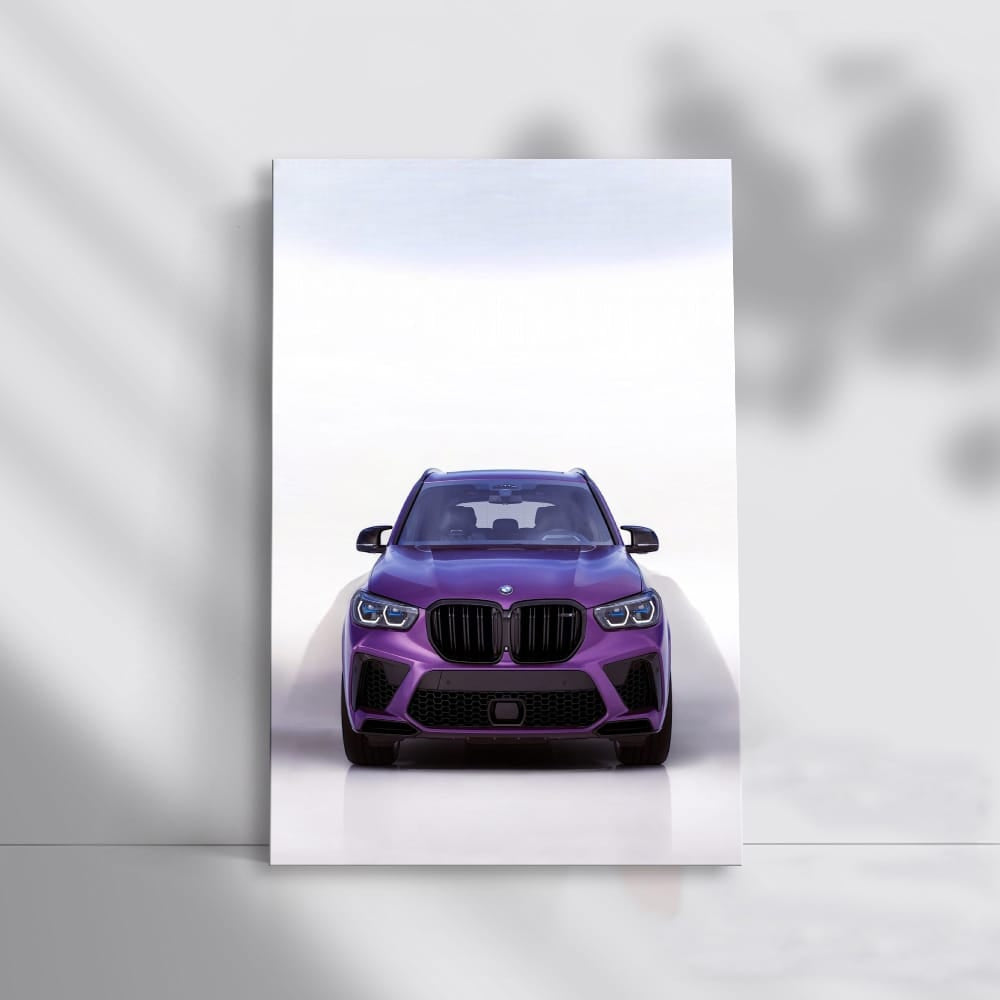 Purple Bmw X5m Competition Fac Wall Art