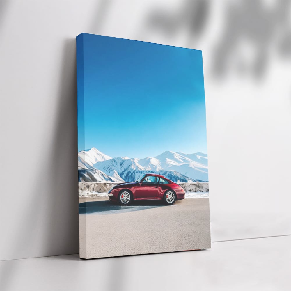 1997 Porsche 911 Carrera S 993 in Red: Winter Thrill Ride