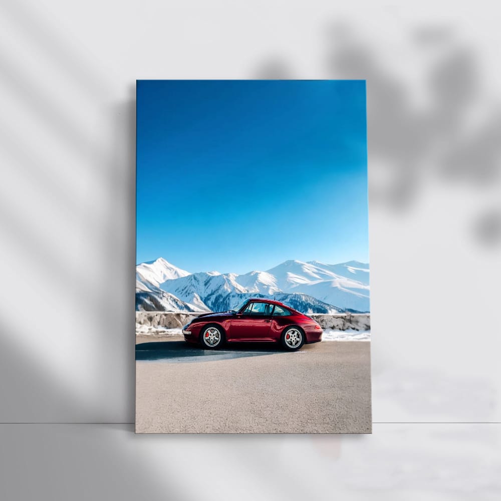 1997 Porsche 911 Carrera S 993 in Red: Winter Thrill Ride