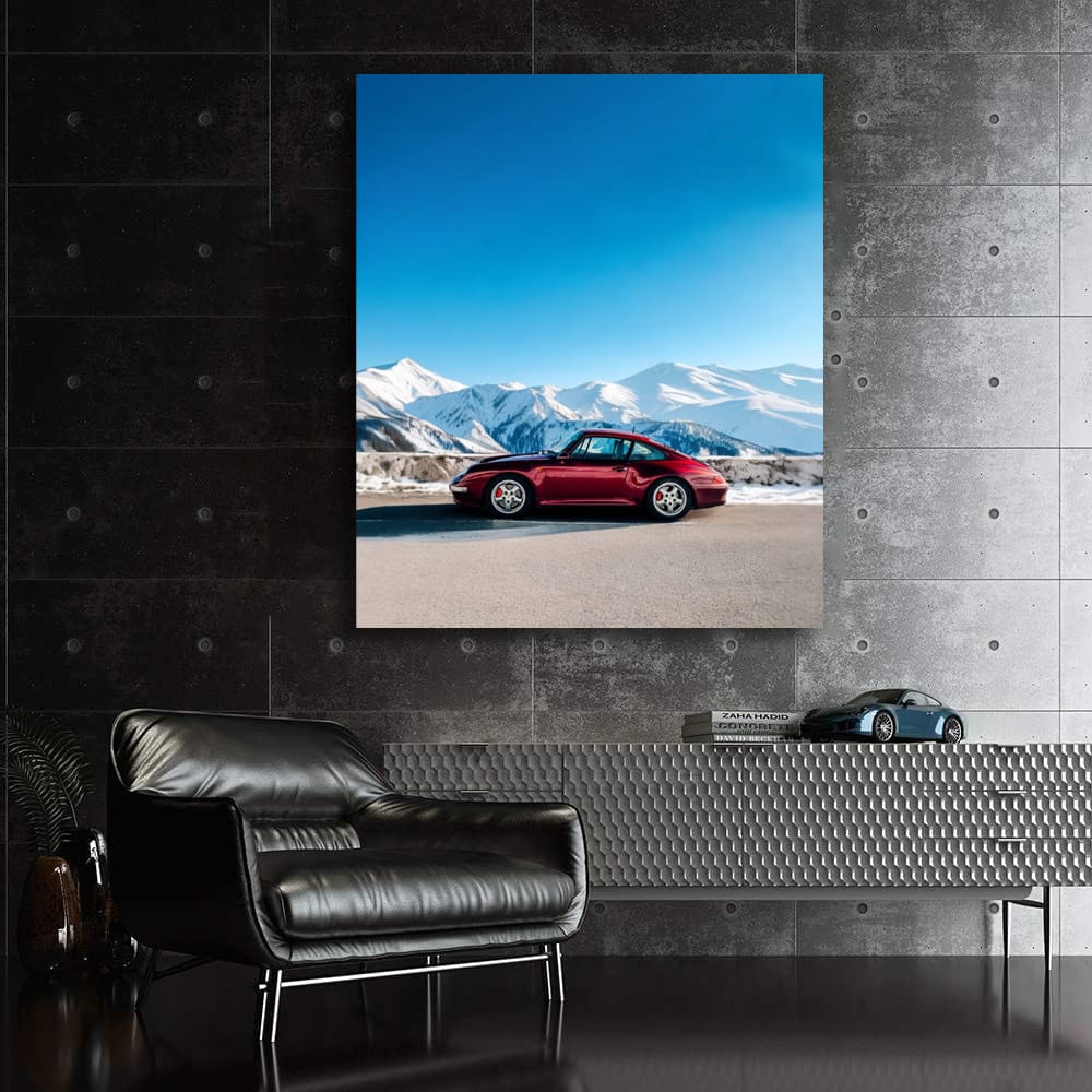 1997 Porsche 911 Carrera S 993 in Red: Winter Thrill Ride