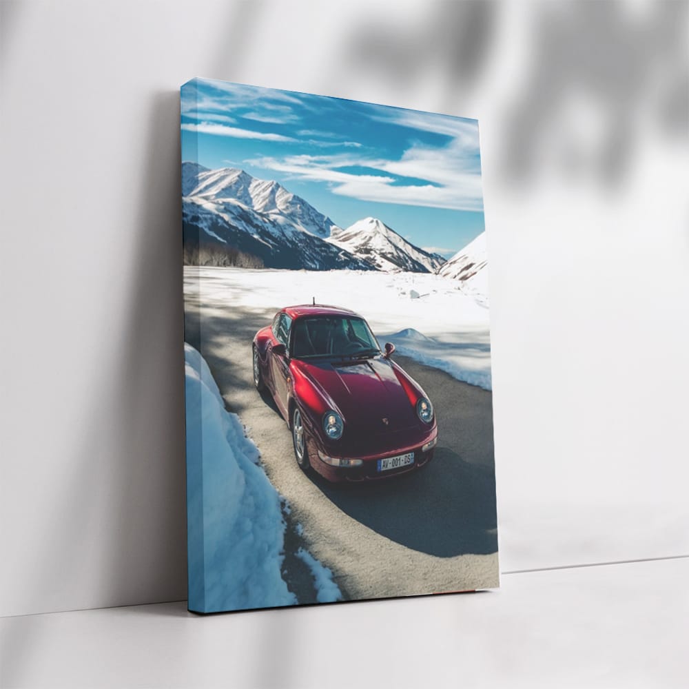 1997 Porsche 911 Carrera S (993) in Red: Winter Thrill Ride