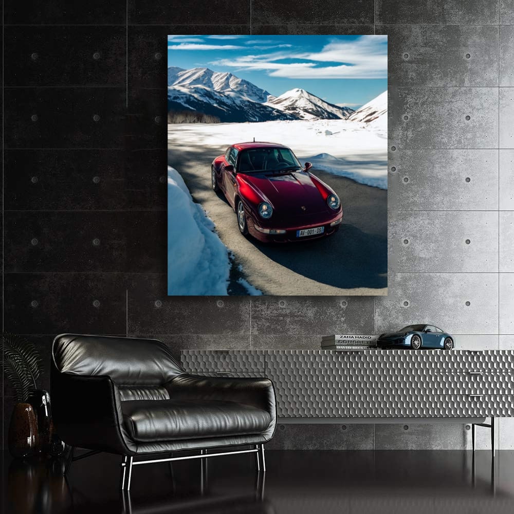 1997 Porsche 911 Carrera S (993) in Red: Winter Thrill Ride