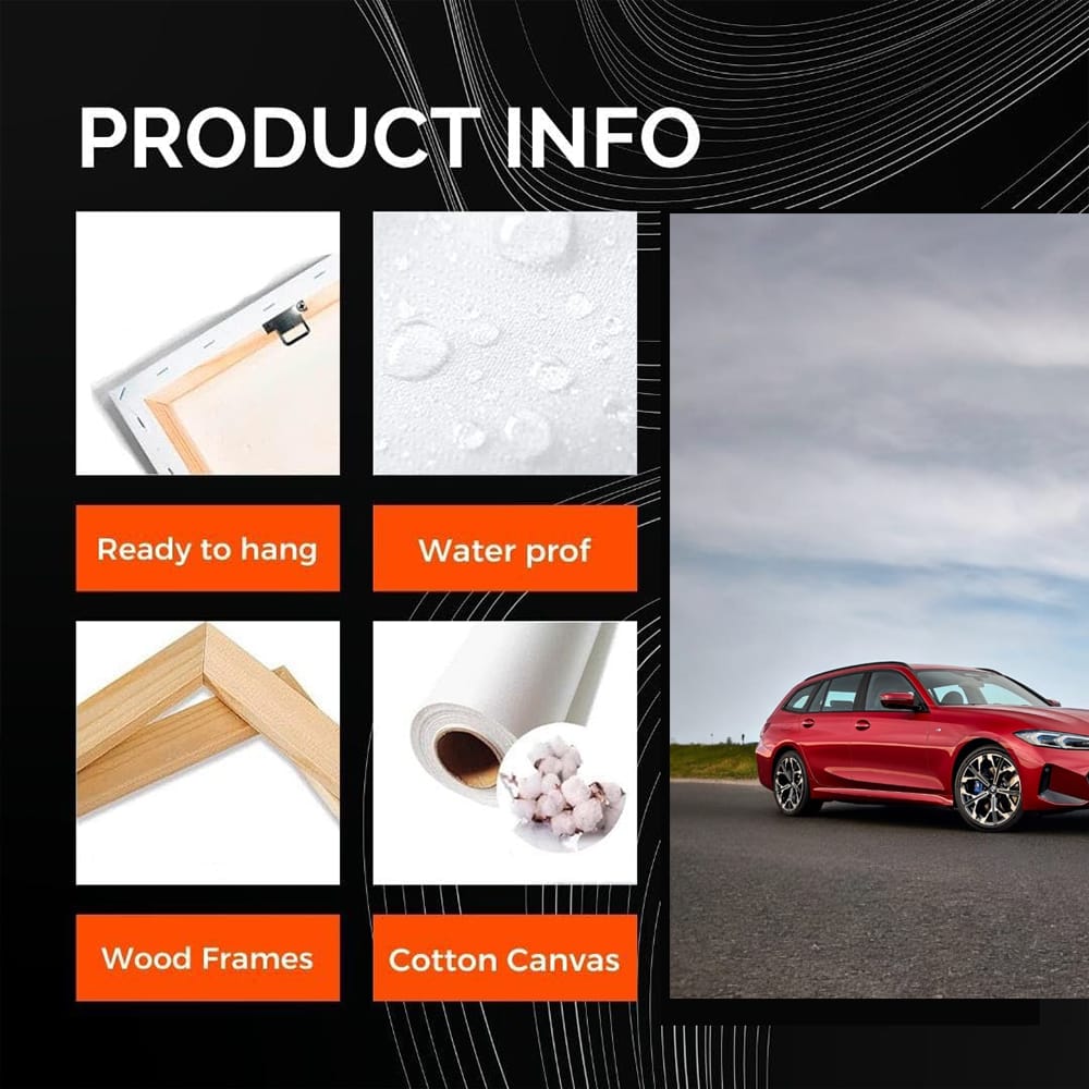 Restyled Red BMW 3 Series Wagon: Blend of Style and Speed