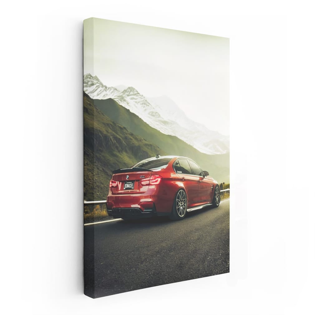 Red BMW M3 F80 Bimmer in Mountains - Power and Elegance