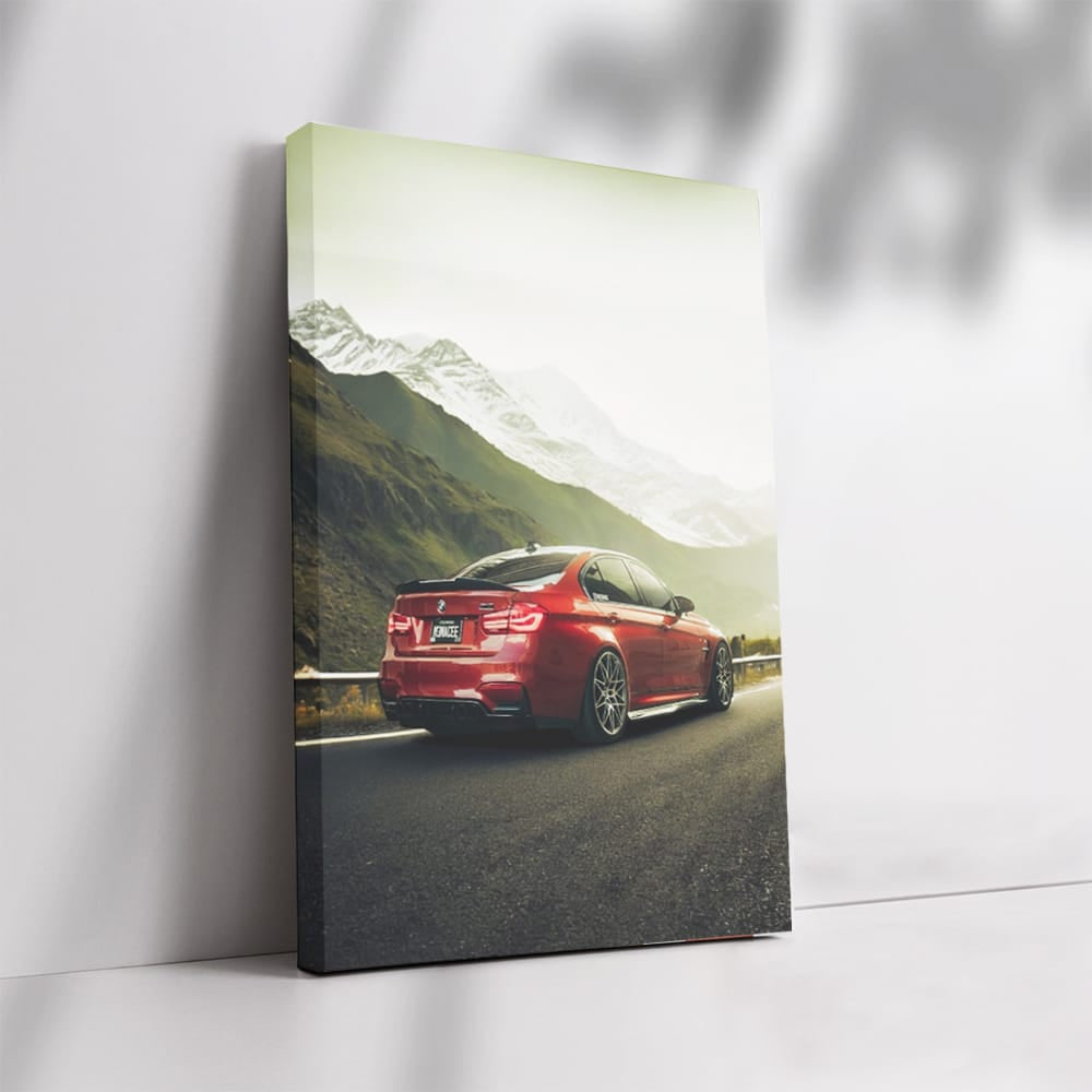 Red BMW M3 F80 Bimmer in Mountains - Power and Elegance