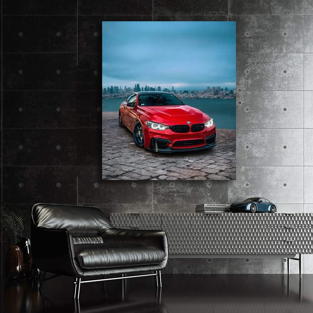 Red BMW M4 F82 in New York - Sleek, Sporty, and Dynamic