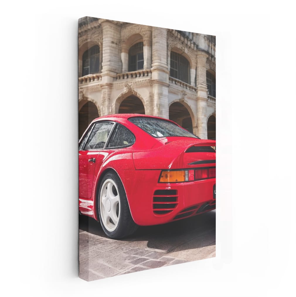 Vintage Porsche 959 Roams Old Town - Timeless Elegance