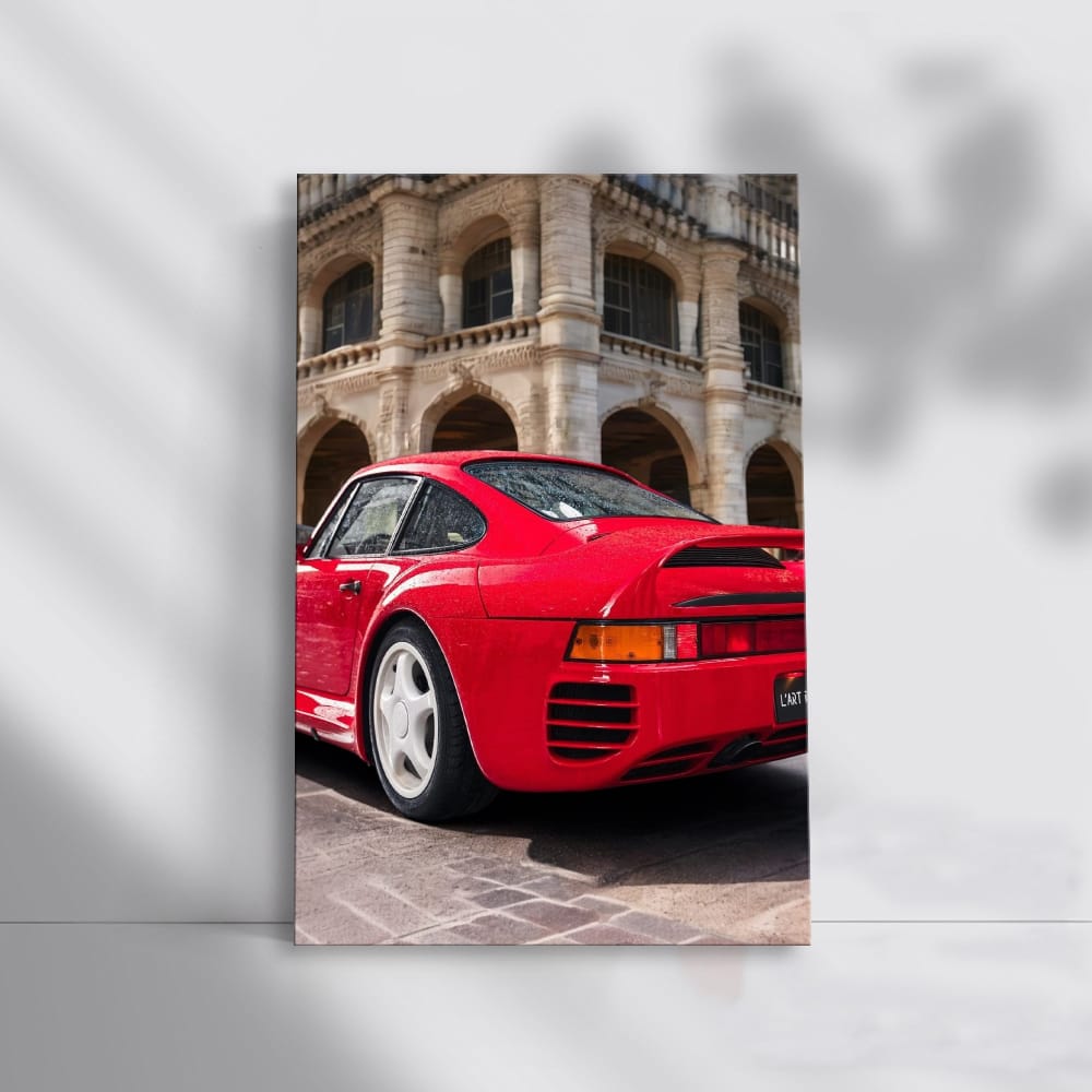 Vintage Porsche 959 Roams Old Town - Timeless Elegance