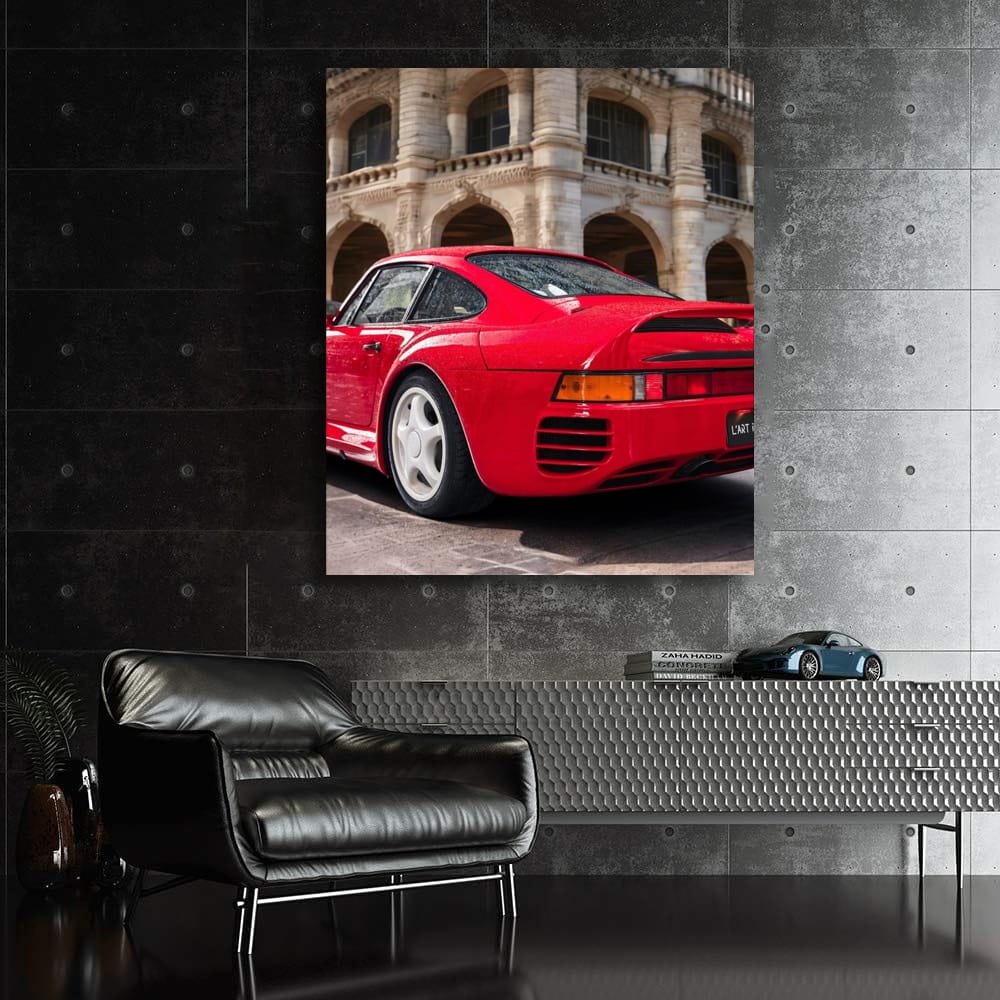Vintage Porsche 959 Roams Old Town - Timeless Elegance
