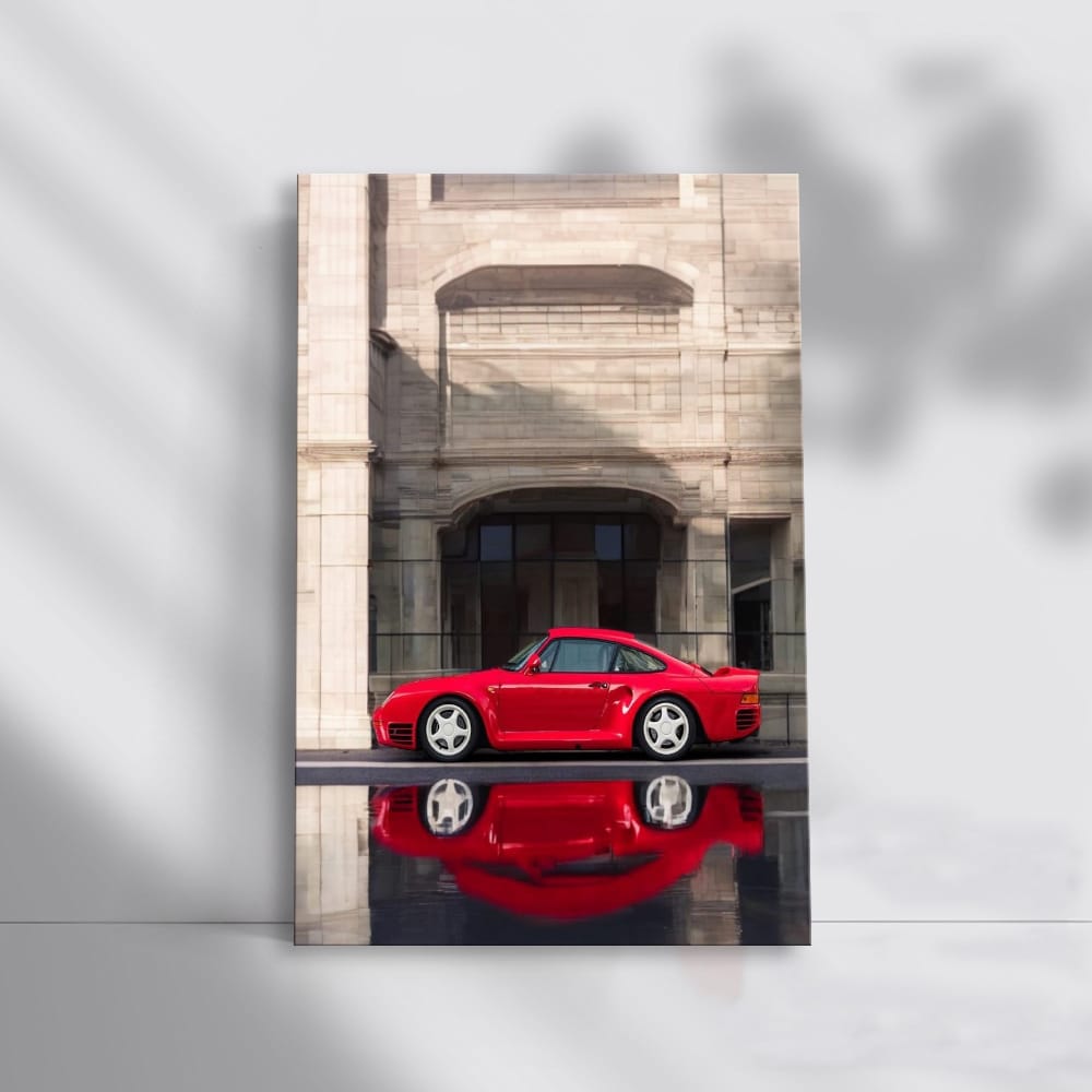 Vintage Porsche 959 in Old Town - Timeless Elegance