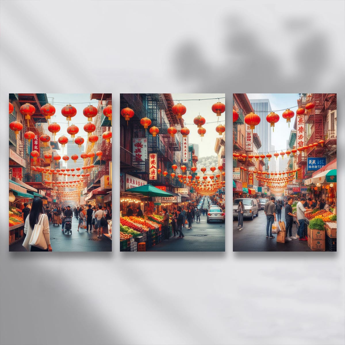 San Francisco Chinatown Set of 3