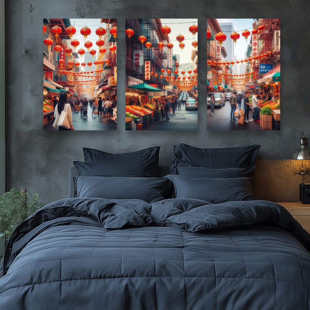 San Francisco Chinatown Set of 3