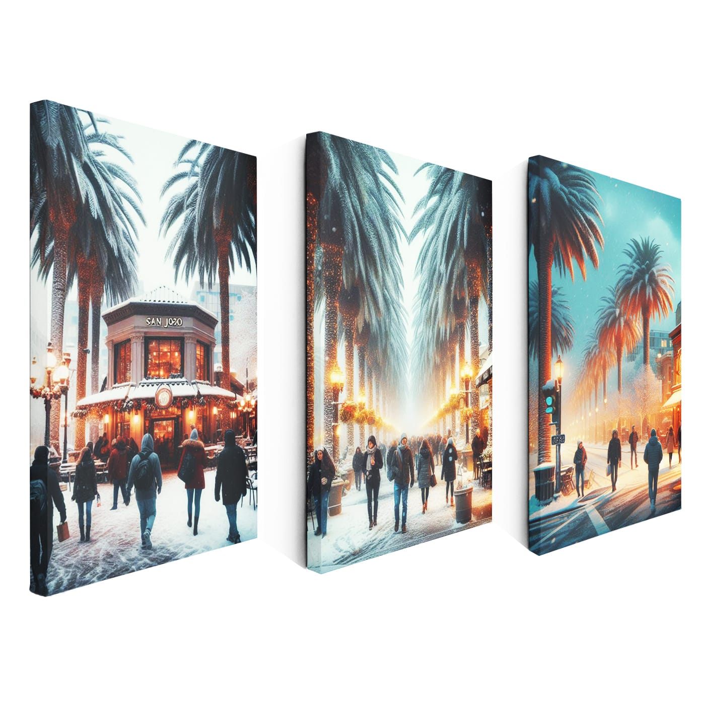 San Jose Winter Set of 3