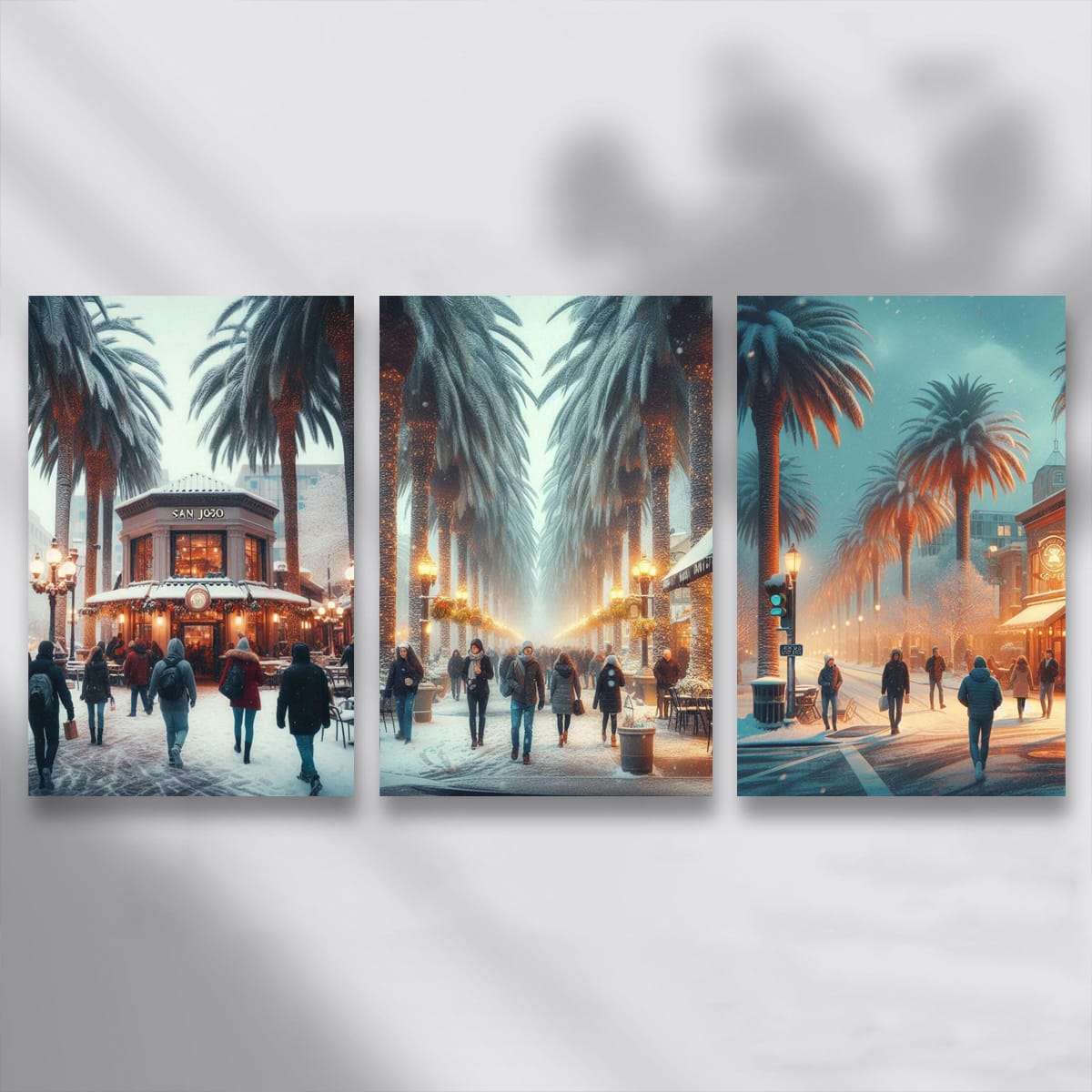 San Jose Winter Set of 3