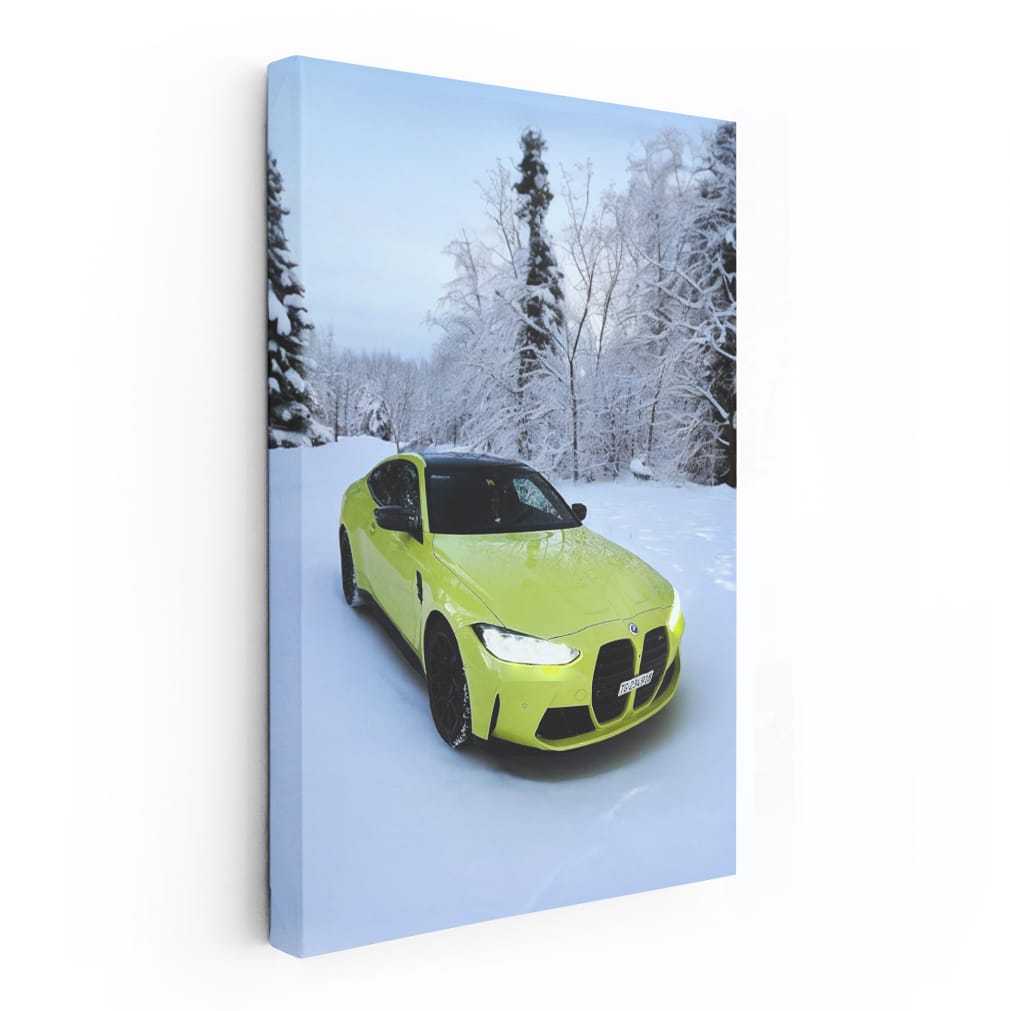 Sao Paulo Yellow Bmw M4 Sno Wall Art