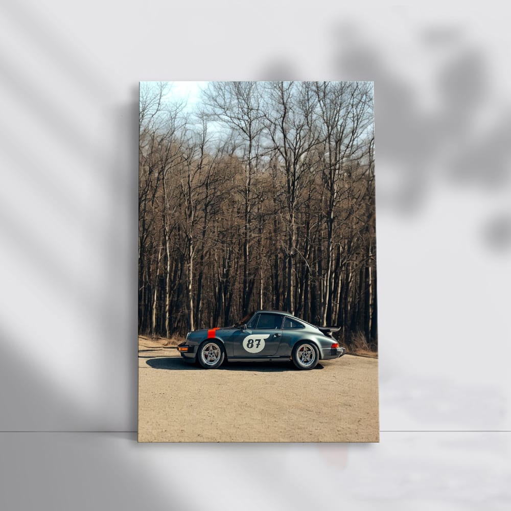 Vintage Porsche 911 in Forest - Timeless Elegance on Wheels