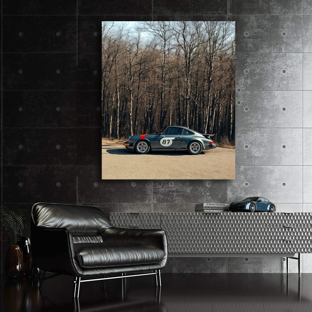 Vintage Porsche 911 in Forest - Timeless Elegance on Wheels