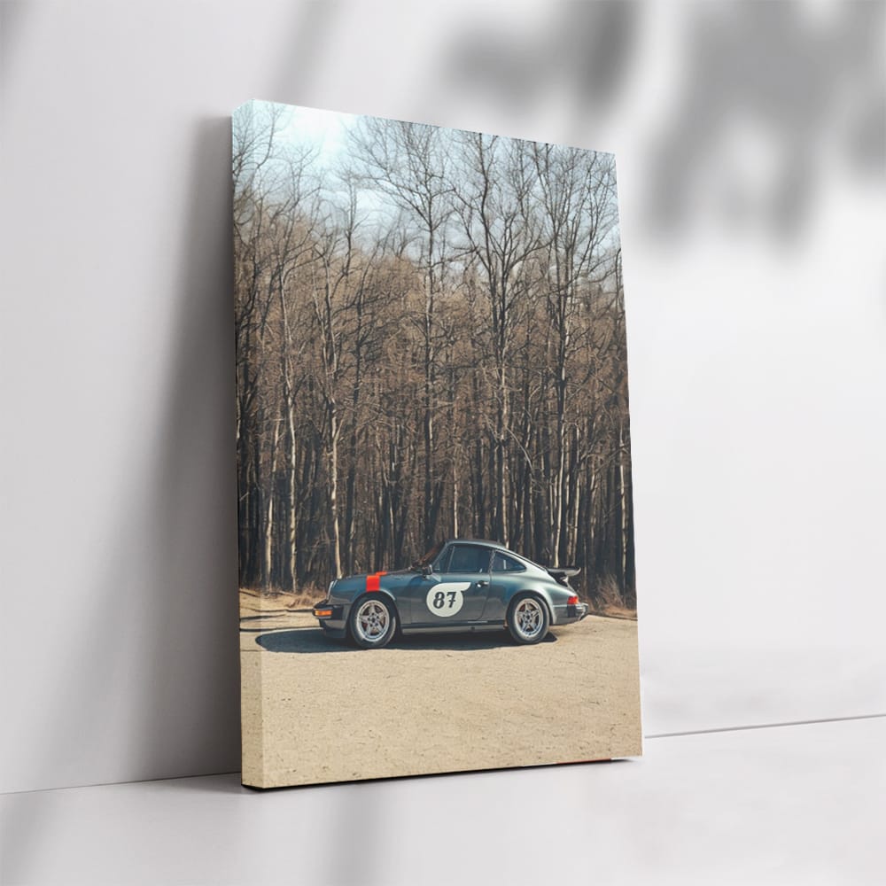 Vintage Porsche 911 in Forest - Timeless Elegance on Wheels
