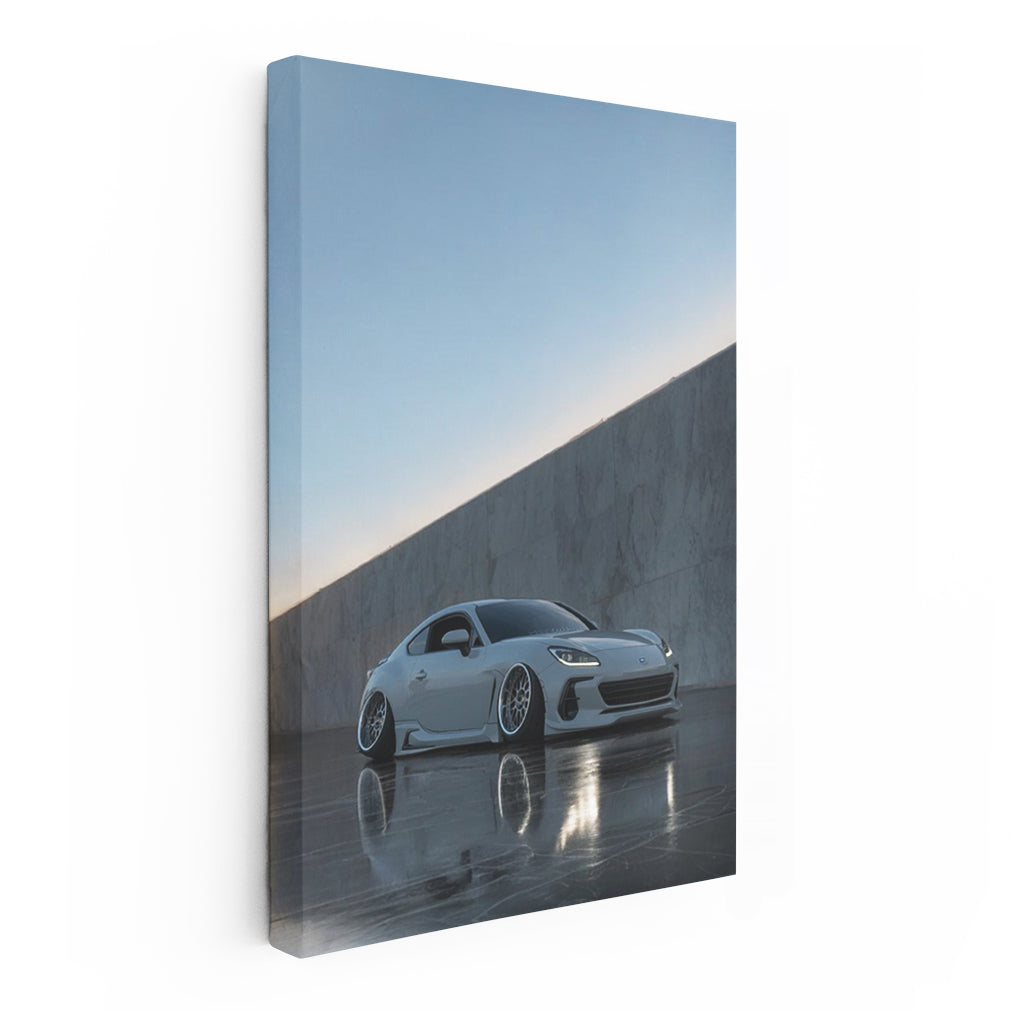 Subaru BRZ with Marble Backdrop - Sleek and Sporty Design