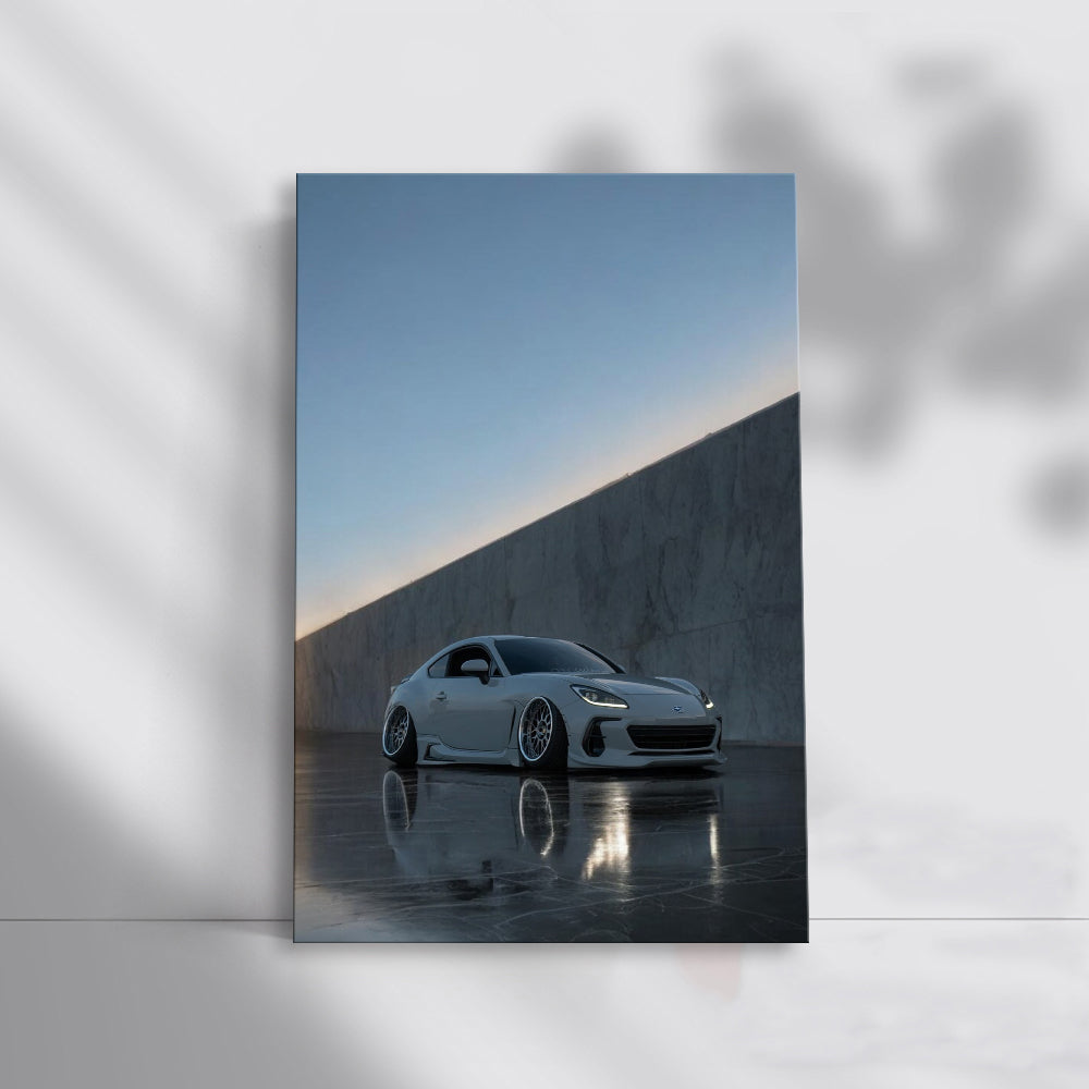 Subaru BRZ with Marble Backdrop - Sleek and Sporty Design