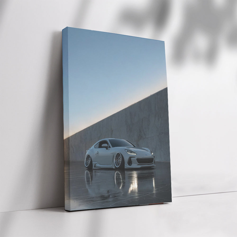 Subaru BRZ with Marble Backdrop - Sleek and Sporty Design