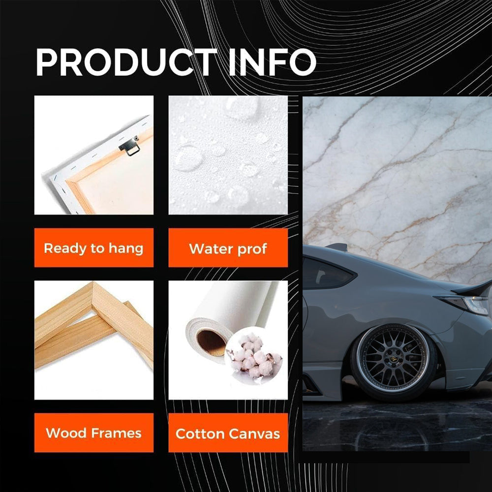 Subaru BRZ on Marble Background - Sleek, Sporty, and Stylish